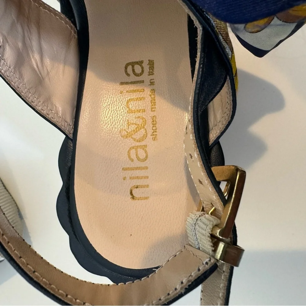 Nila & nila Italian platform sandals size 36